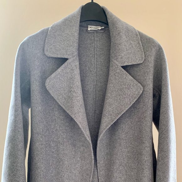 The Reset "R-Label" Double Faced Tie Coat in Grey - XS - Picture 7 of 13